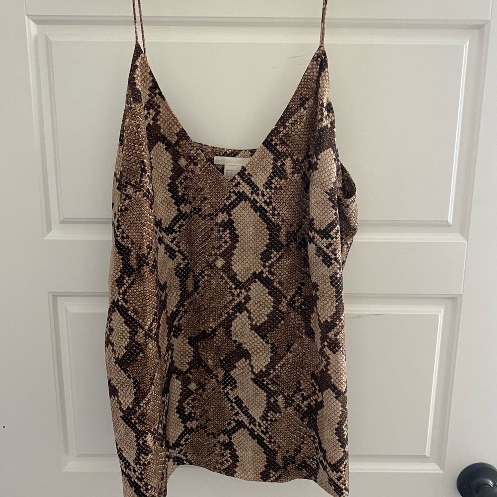 H&M Snakeskin Tank